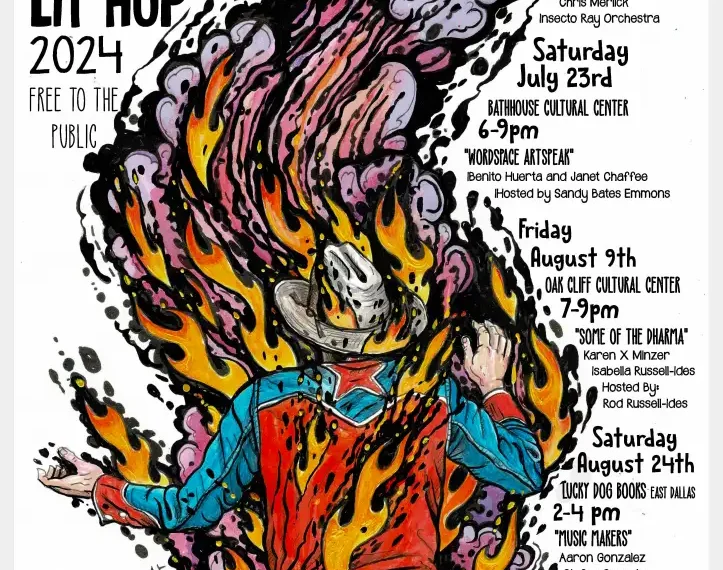 Dallas Lit Hop 2024 features events at Lucky Dog Books and Bathhouse Cultural Center