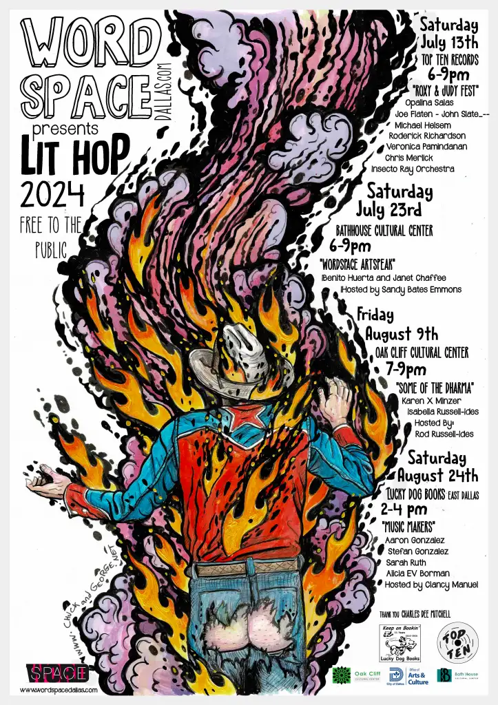 Dallas Lit Hop 2024 features events at Lucky Dog Books and Bathhouse Cultural Center Dallas Lit Hop 2024 features events at Lucky Dog Books and Bathhouse Cultural Center