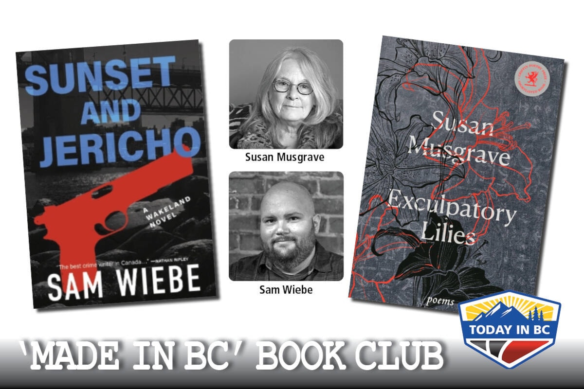 PODCAST: Award winning authors Susan Musgrave and Sam Wiebe talk about their latest books PODCAST: Award winning authors Susan Musgrave and Sam Wiebe talk about their latest books