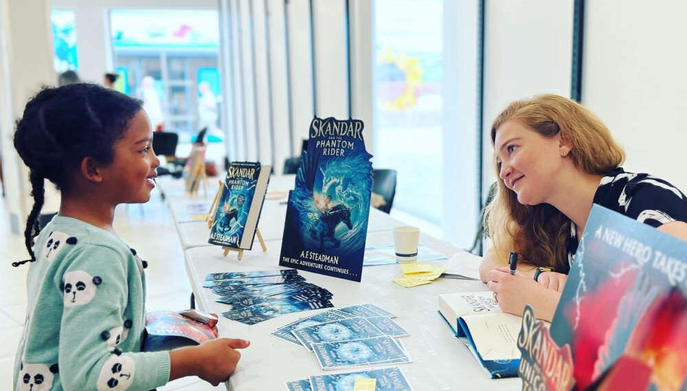 A.F. Steadman is the first Patron of St Austell Festival of Children’s Literature