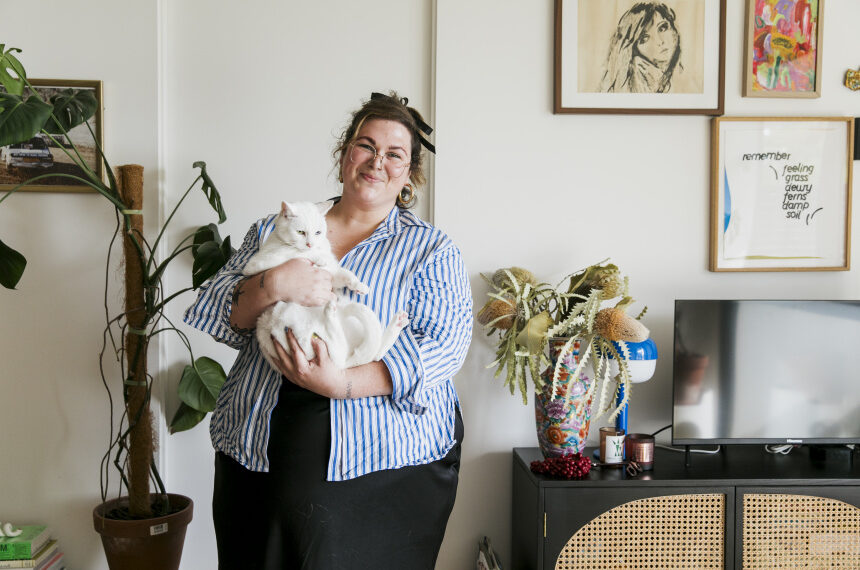 How Writer and Podcast Host Brodie Lancaster Unwinds With Her Cat Carol