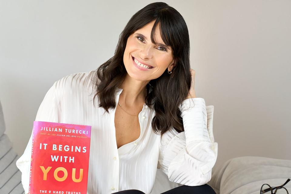 <p>Lex Merico</p> Jillian Turecki with her book
