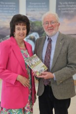 Alice McLoughlin Book Launch1 Author Alice O'Neill-McLoughlin with Minister of State for Nature, Heritage and Electoral Reform, Malcolm Noonan