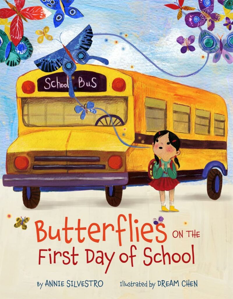 Cover of children's book Butterflies on the First Day of School