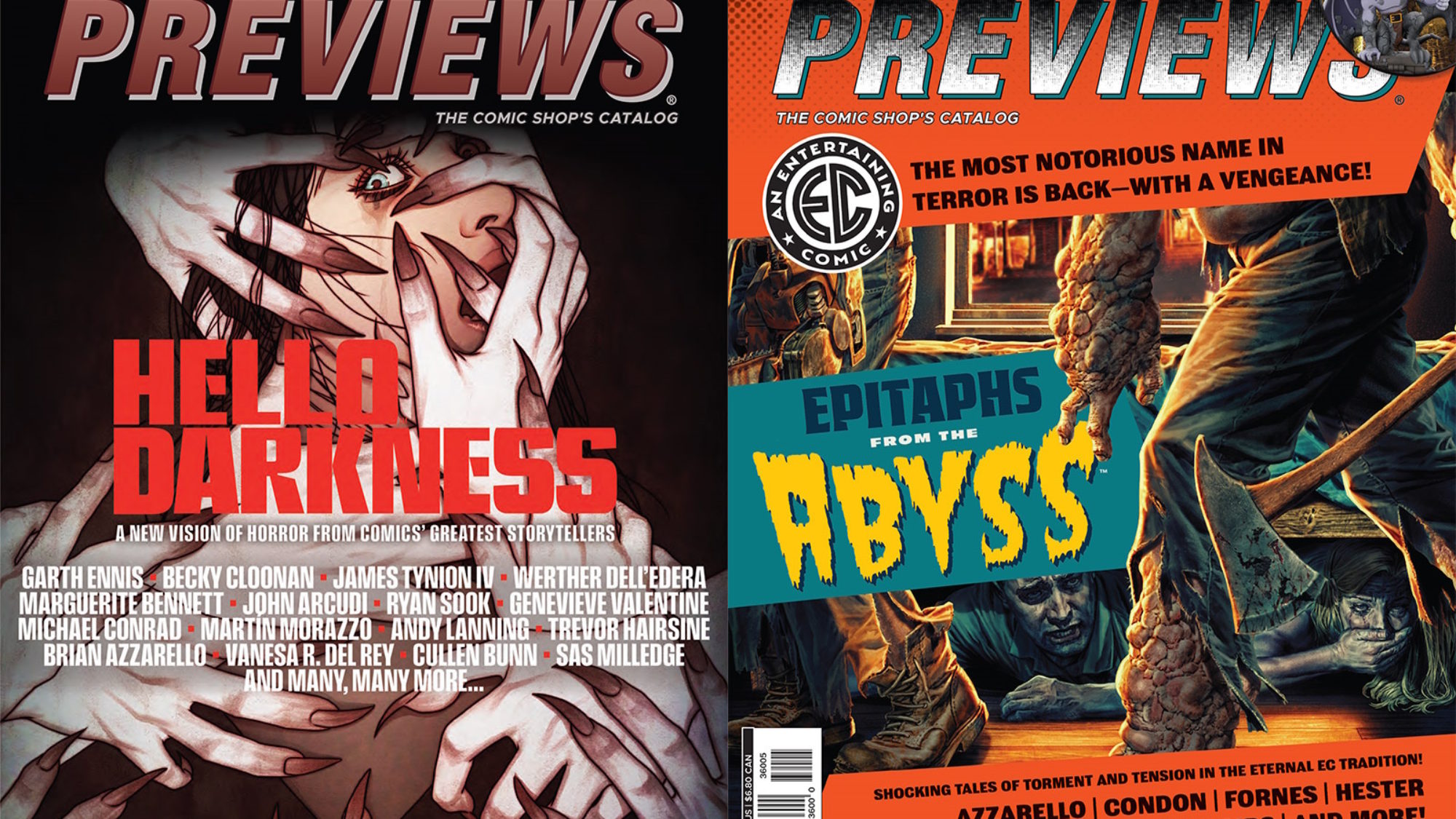 Hello Darkness & EC Comics Anthologies See Over 120,000 Copies Ordered
