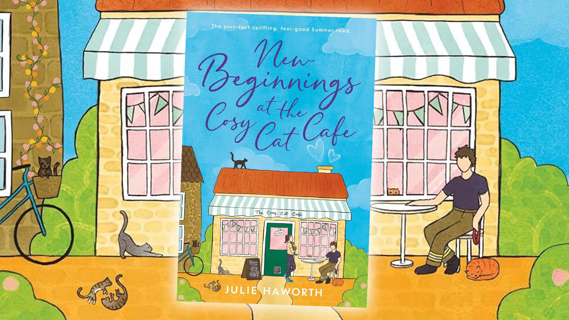 Win a copy of New Beginnings At The Cosy Cat Cafe by Julie Haworth in this week’s Fabulous book competition