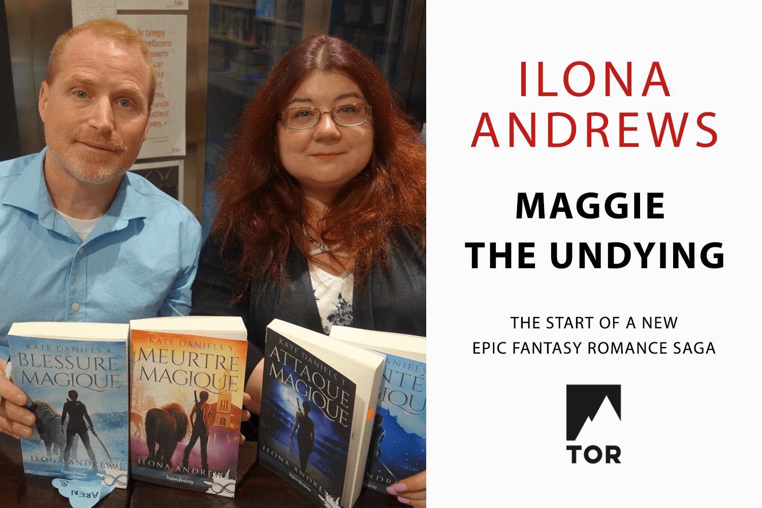 Tor Books Acquires Epic Fantasy Romance Saga From Ilona Andrews Tor Books Acquires Epic Fantasy Romance Saga From Ilona Andrews