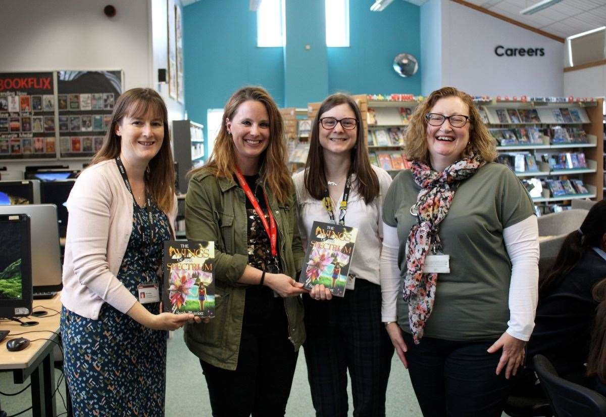 Author visits Kennet School in Thatcham to talk about debut book Author visits Kennet School in Thatcham to talk about debut book