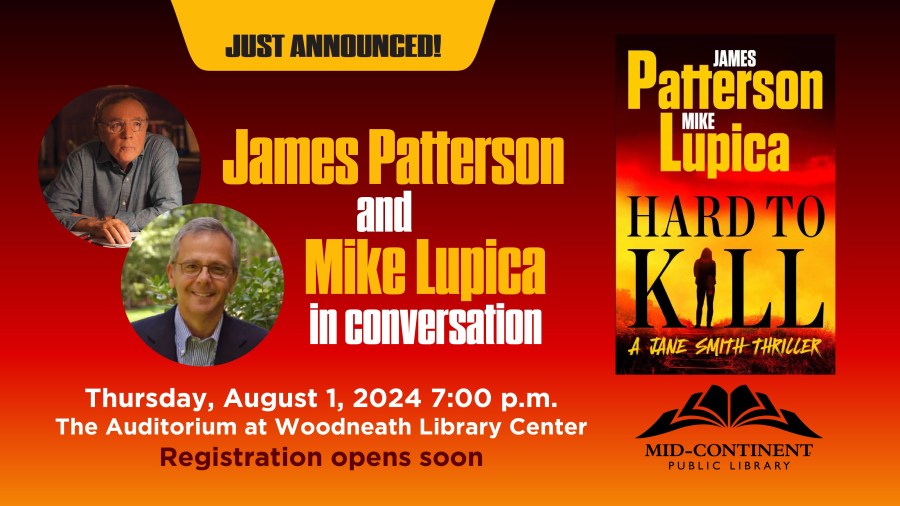 A poster for James Patterson and Mike Lupica's latest book, "Hard to Kill"