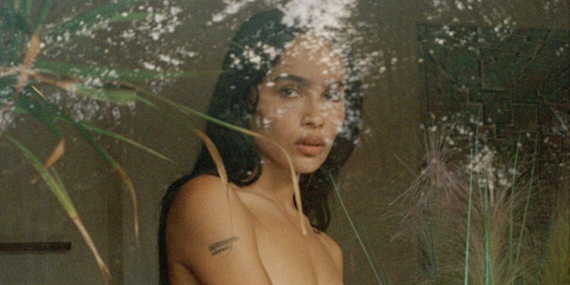 Zoë Kravitz stars in new Anthony Vaccarello Project for Saint Laurent Éditions