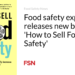 Food safety expert releases new book: ‘How to Sell Food Safety’