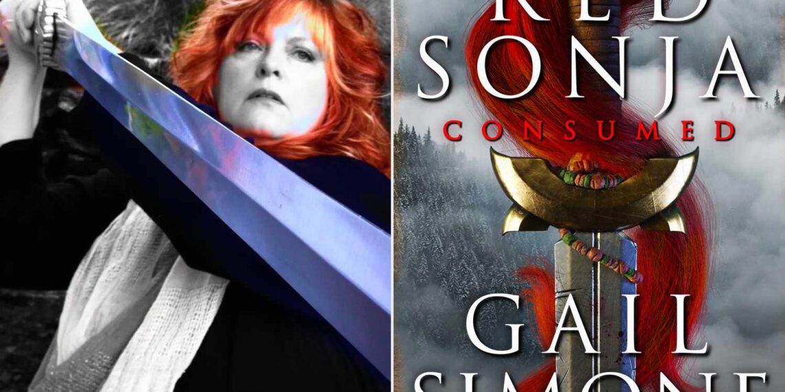 Comic Book Writer Gail Simone Unveils Cover for New Red Sonja Novel (Exclusive)