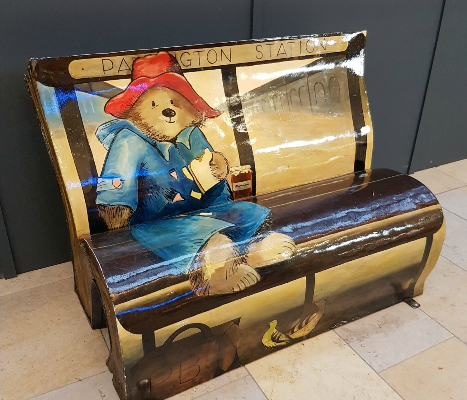 The Paddington bear bench at Paddington station - let literature inspire you with my top 21 days out with kids who love books
