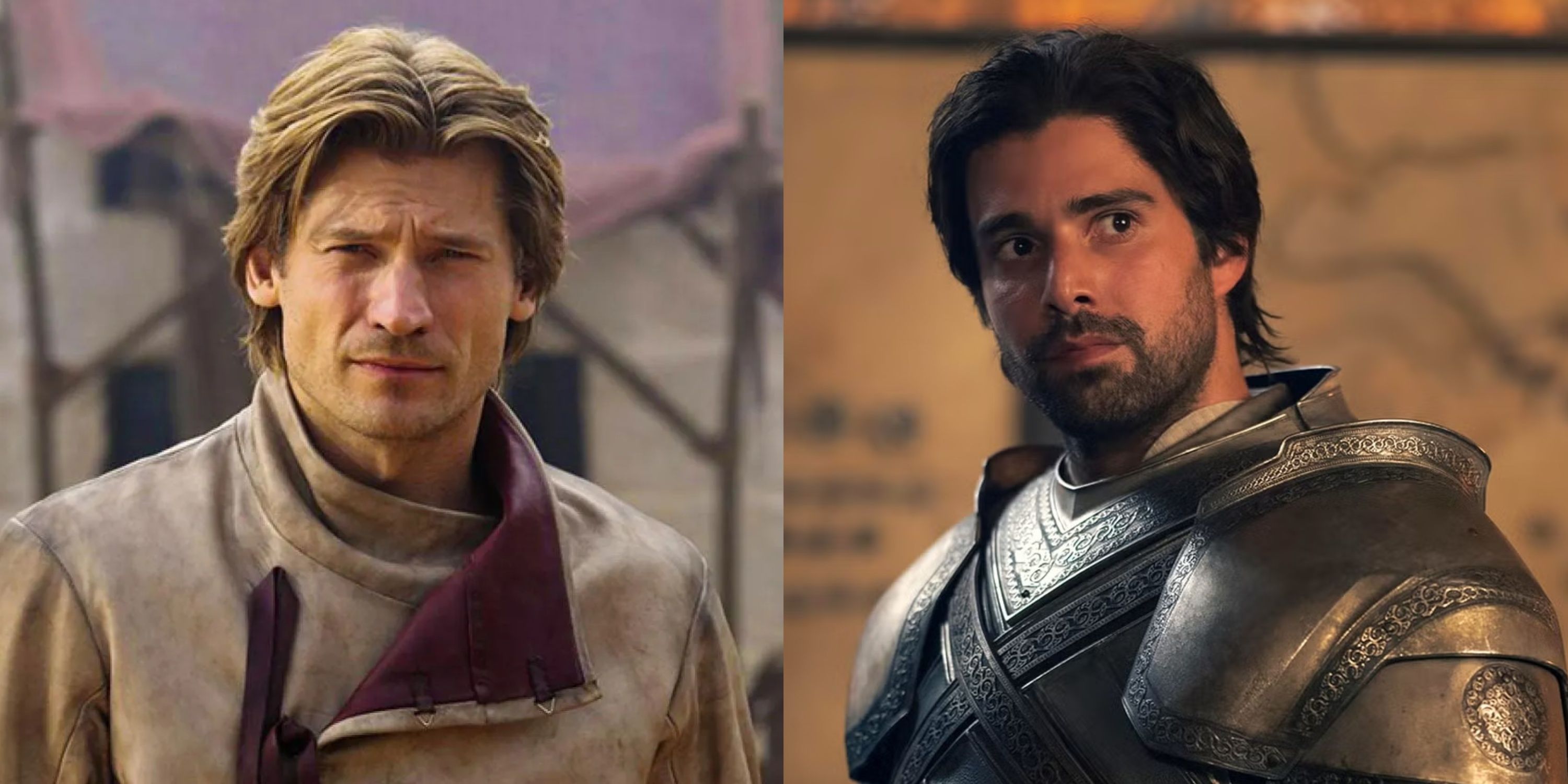 Jaime Lannister and Criston Cole from Game of Thrones and House of the Dragon, respectively