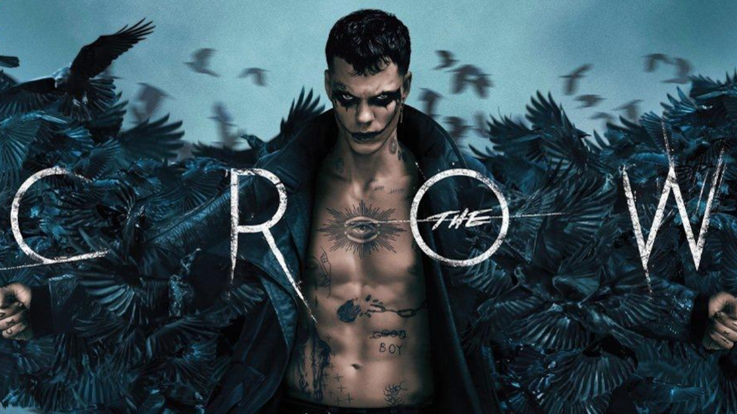 The Crow Poster Shows Off Bill Skarsgård The Crow Poster Shows Off Bill Skarsgård
