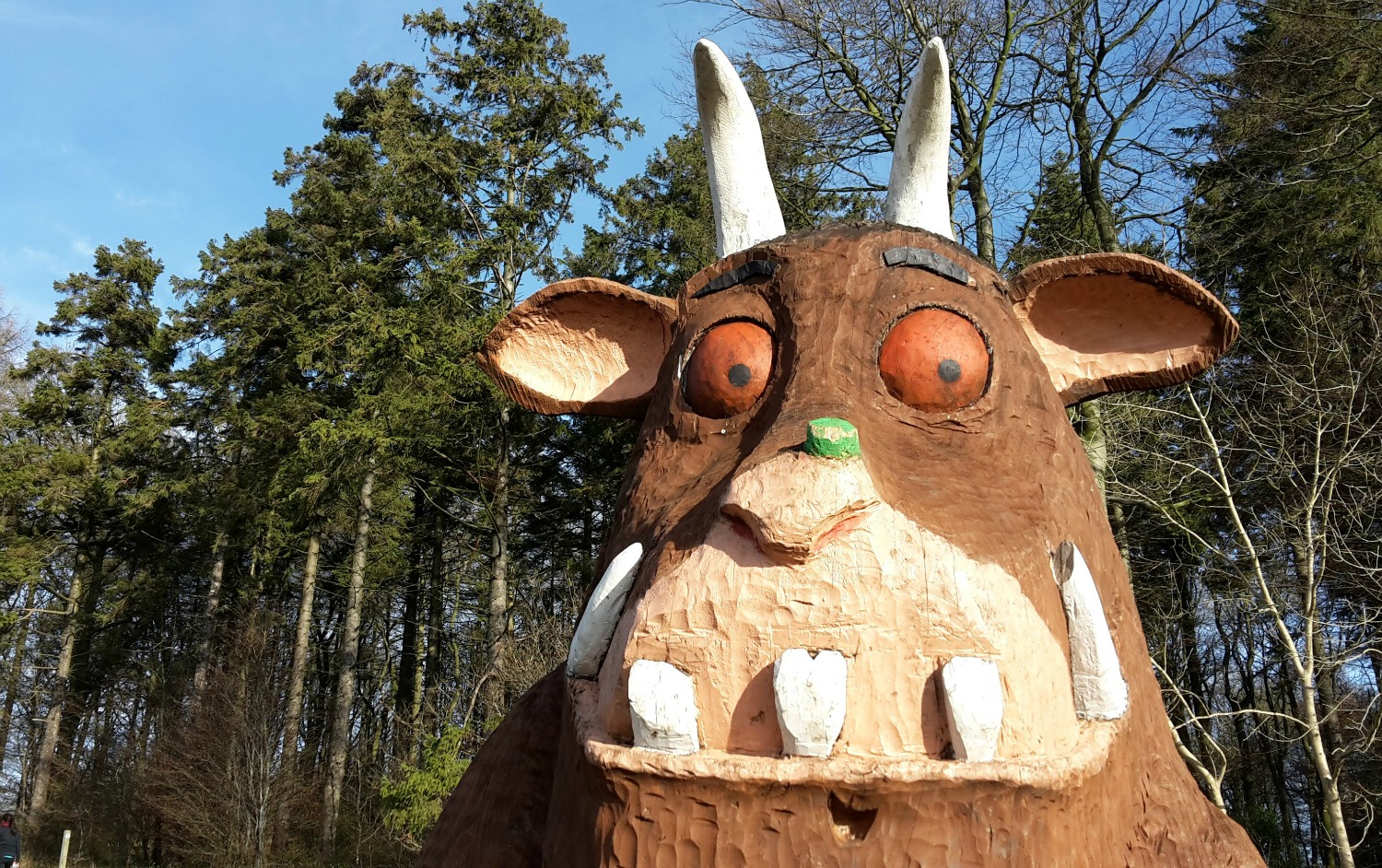 The Gruffalo in Wendover Woods - one of the Forestry Commission trails based on the book by Julia Donaldson, illustrated by Axel Scheffler