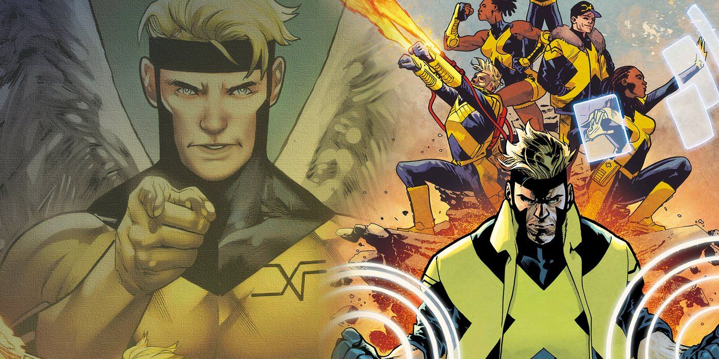 Split image of Angel and Havok's 