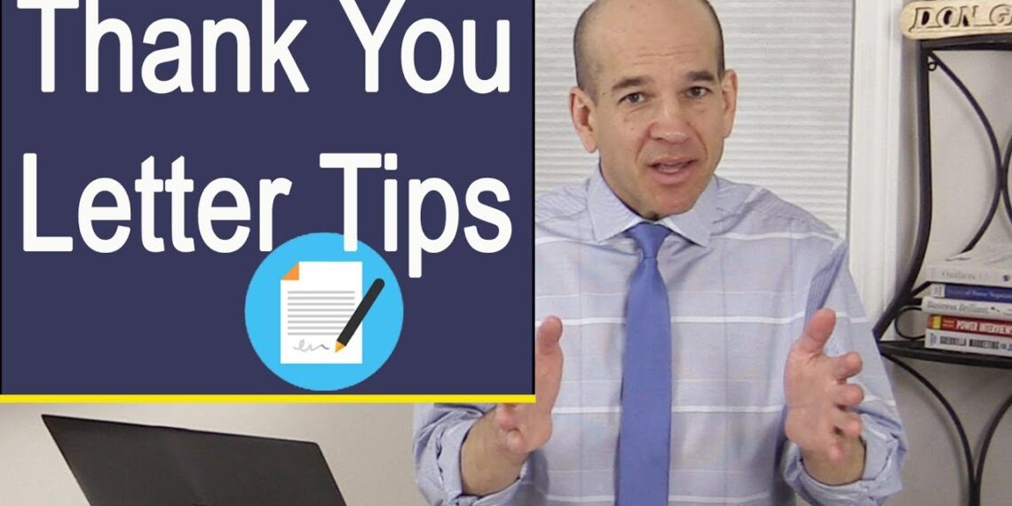 How to Write a Thank You Letter after a job interview
