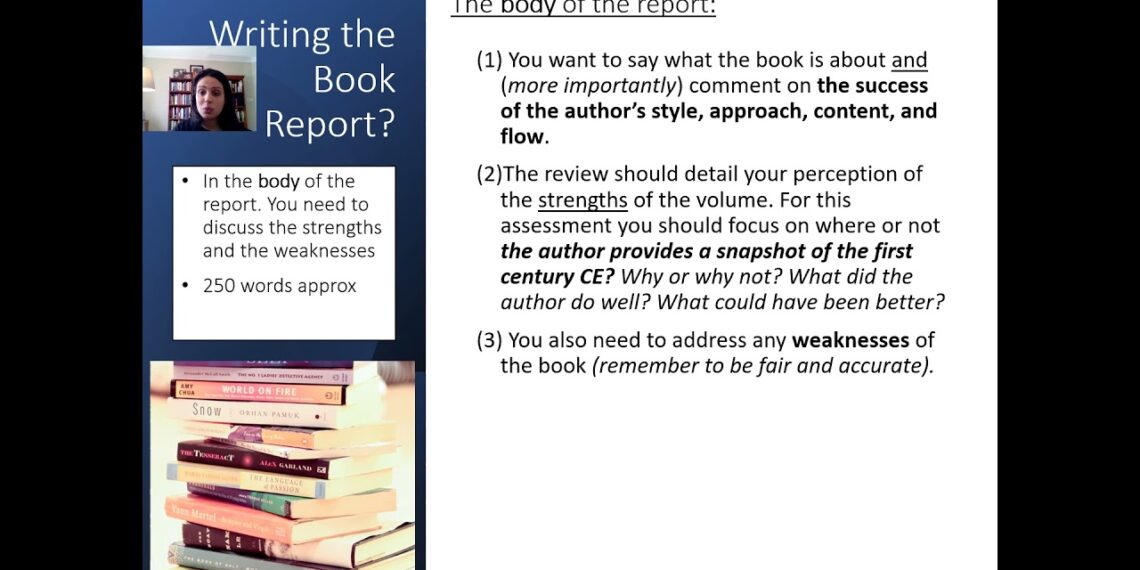 How to Write a Book Report