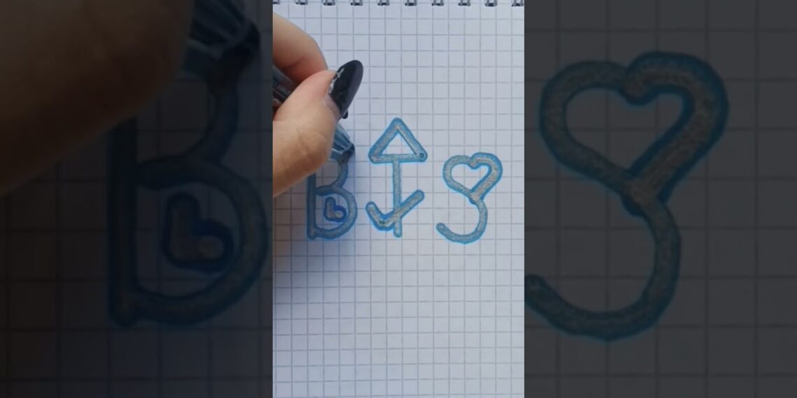 easy drawing #shorts #superasmr #bts