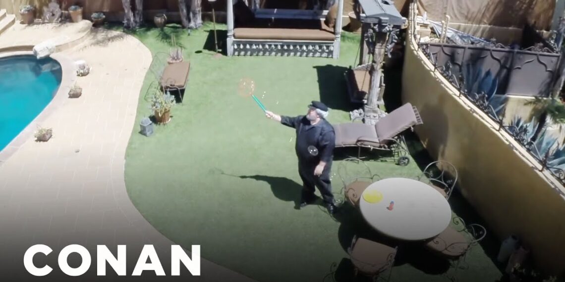 George R.R. Martin Is Working Hard On His Next Book | CONAN on TBS