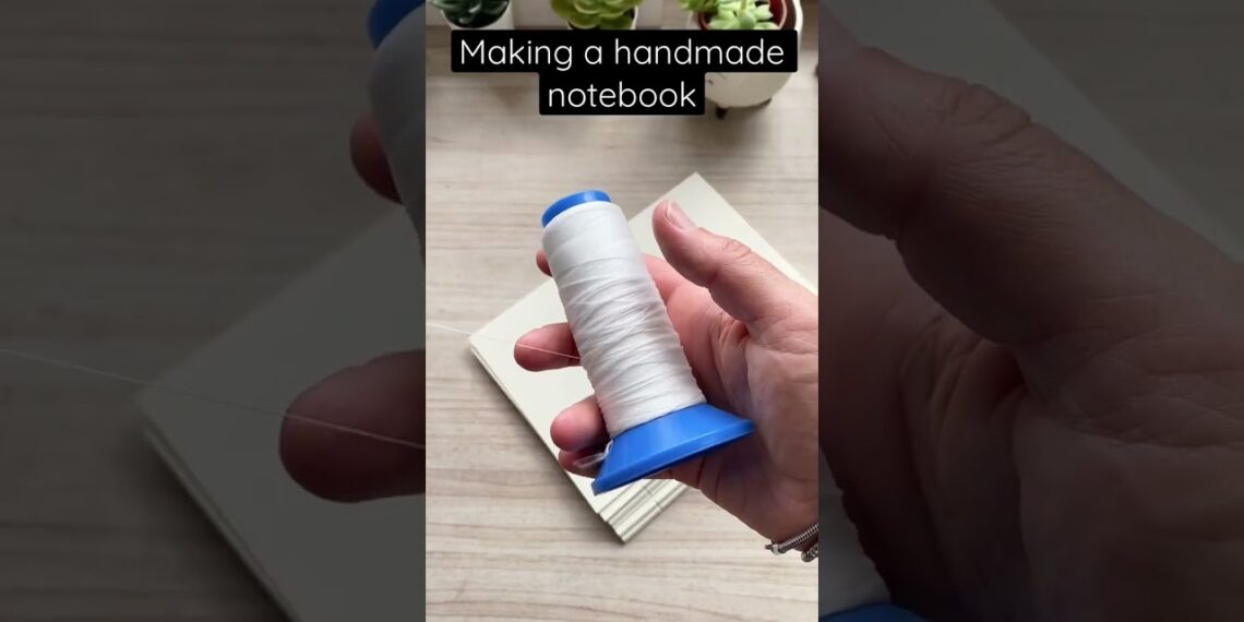 👉🏻 Making a handmade notebook 👌🏼 #shorts