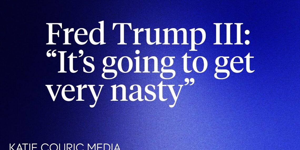 Fred Trump III: “I’m Concerned About This Coming Election. It’s Going To Get Very Nasty” Fred Trump III: “I’m Concerned About This Coming Election. It’s Going To Get Very Nasty”