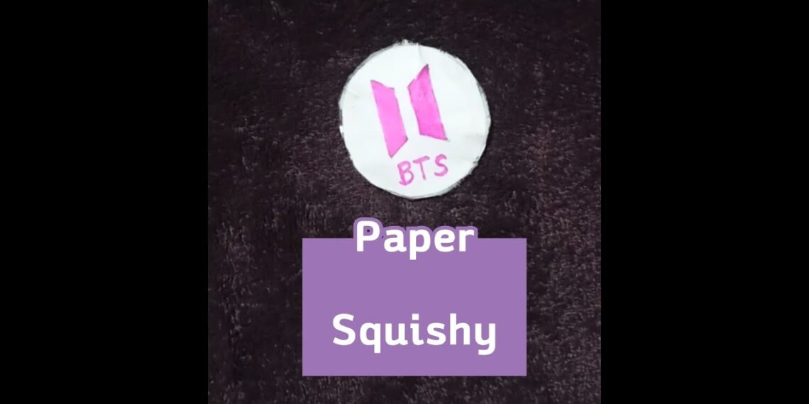 DIY BTS Paper Squishy DIY BTS Paper Squishy