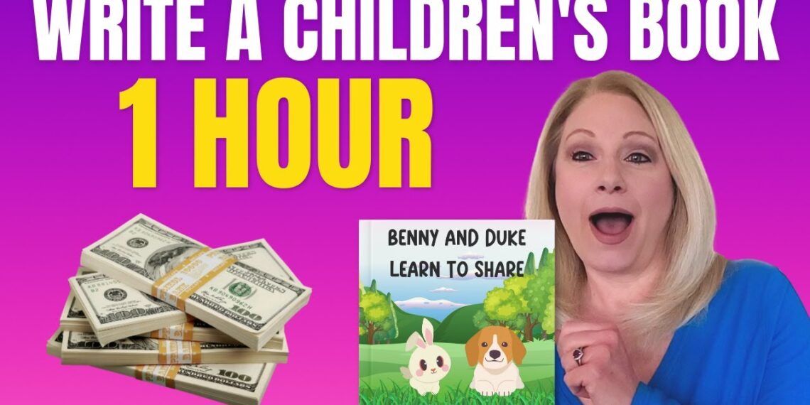 💰📙HOW TO WRITE A CHILDREN’S BOOK WITH AI – Easy How To Tutorial!
