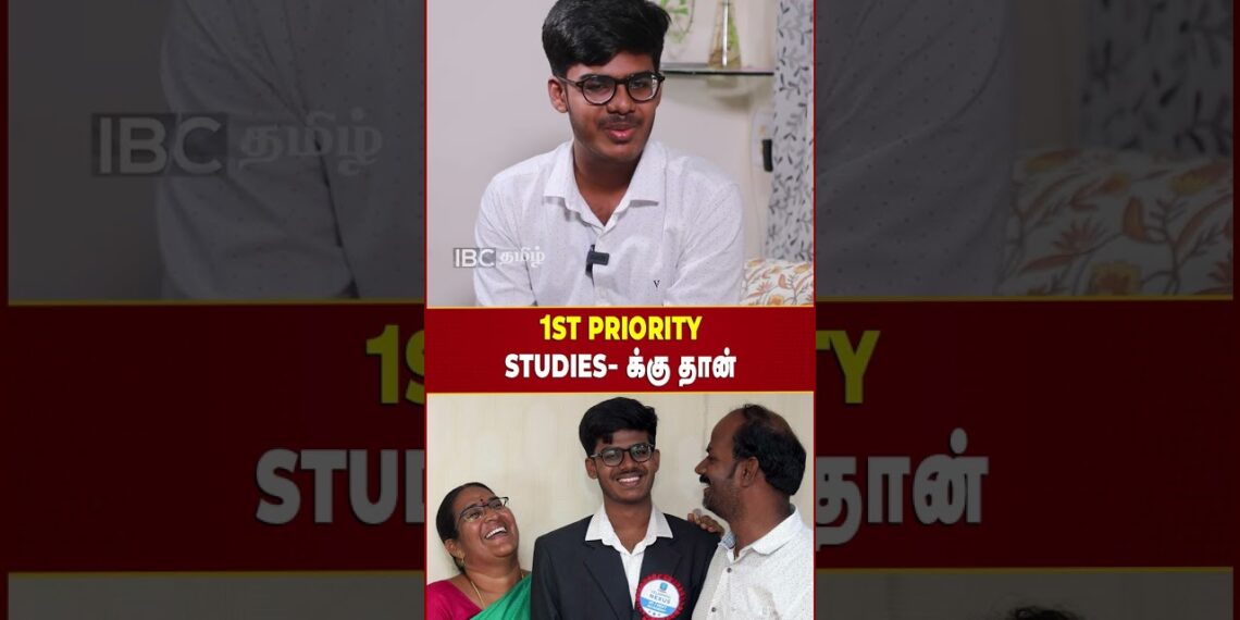 1st priority studies- க்கு தான்..! – Neet Topper Prabanjan Interview | IBC Tamil | Neet Results 2023