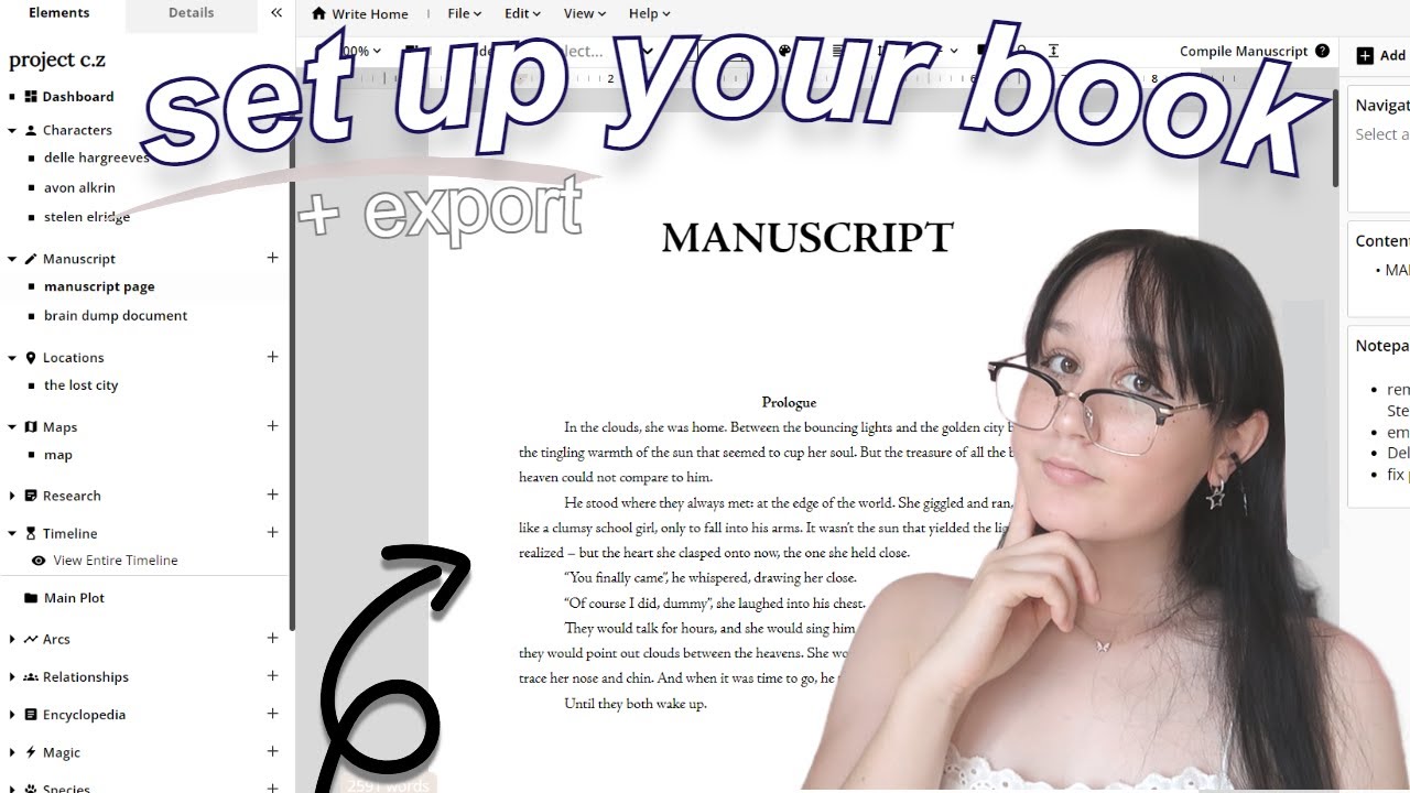 HOW TO FORMAT AND EXPORT YOUR MANUSCRIPT📄₊˚. (for publishing) step-guide