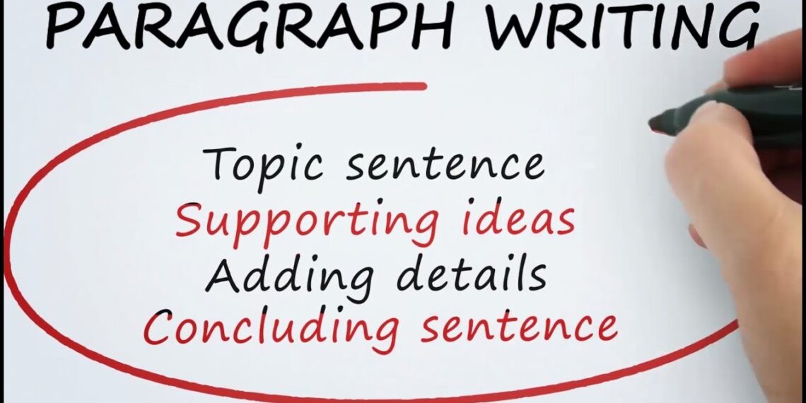 How to Write a Good Paragraph ⭐⭐⭐⭐⭐
