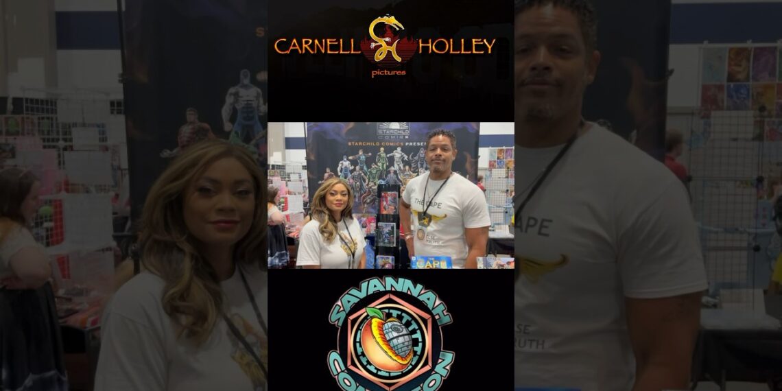 Braxton Cosby and Starchild Comics at Savannah Comic Con