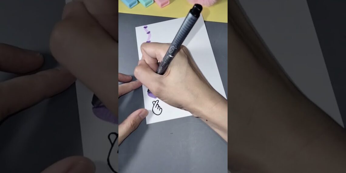 BTS Inspired Front Page Design #shorts #bts #purple #frontpage #notebook #design #doodle #diy