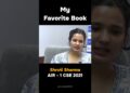 My Favorite Book | Ft. Shruti Sharma | #shorts #lbsnaa