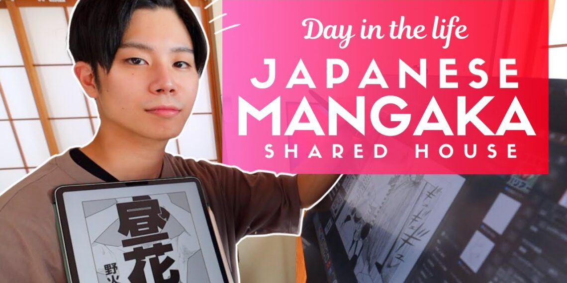 Day in the Life in a Japanese Manga Artist Shared House