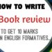 How To Write Book Review For FA 1 Project Of English_10th,9th,8th,7th & 6th Classes To Get 10 marks