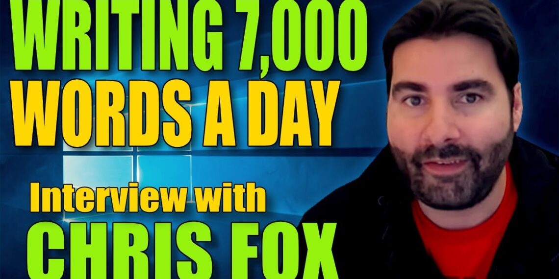 How To Write 7,000 Words A Day: Interview With Bestselling Indie Author Chris Fox