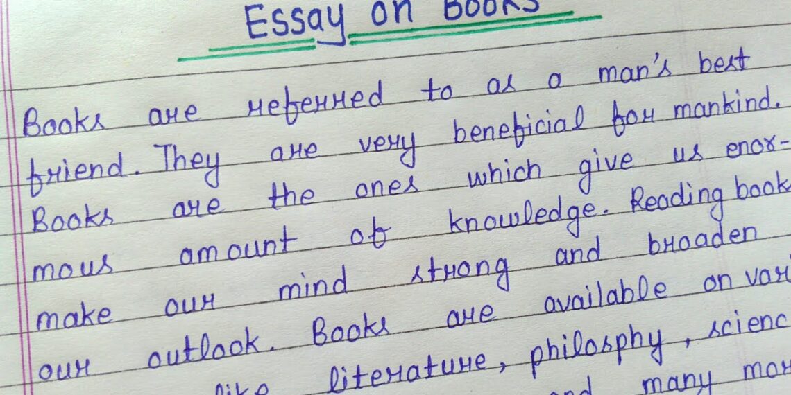 Write an essay on book || Essay writing || English