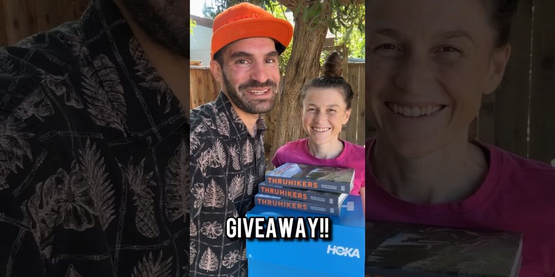 To celebrate Renee’s FKT and the release of our book NEXT WEEK, we’re giving away shoes and books!