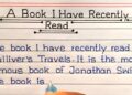 A book you have recently read paragraph writing in english || A book you have recently read paragraph writing in english ||