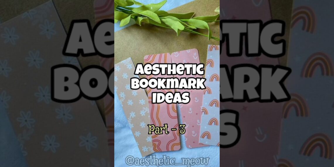 Cute and Aesthetic Bookmark Ideas Pt-3 π #aesthetic #bookmark #bookmarks #bookmarktutorial #diy Cute and Aesthetic Bookmark Ideas Pt-3 π #aesthetic #bookmark #bookmarks #bookmarktutorial #diy