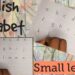 How to write English small letters in a double rule book