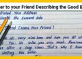 Write a letter to your friend describing the good book 📖 | Letter writing | How to write a letter Write a letter to your friend describing the good book 📖 | Letter writing | How to write a letter