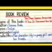 book review writing|how to write a book review in english
