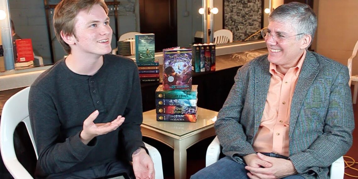 AN INTERVIEW FROM OLYMPUS | Rick Riordan & tiernanbe