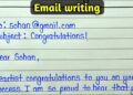 Format of email writing 2023 || Email writing format