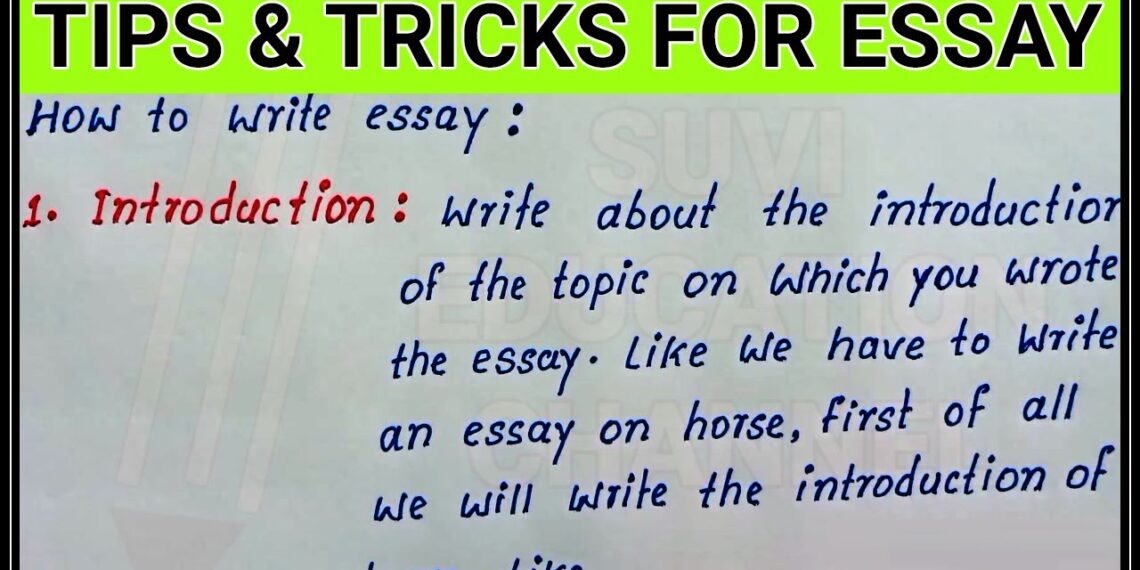 How to Write Essay || Tips and Tricks for Essay writing || 5 Trick for Essay writing || Write Essay
