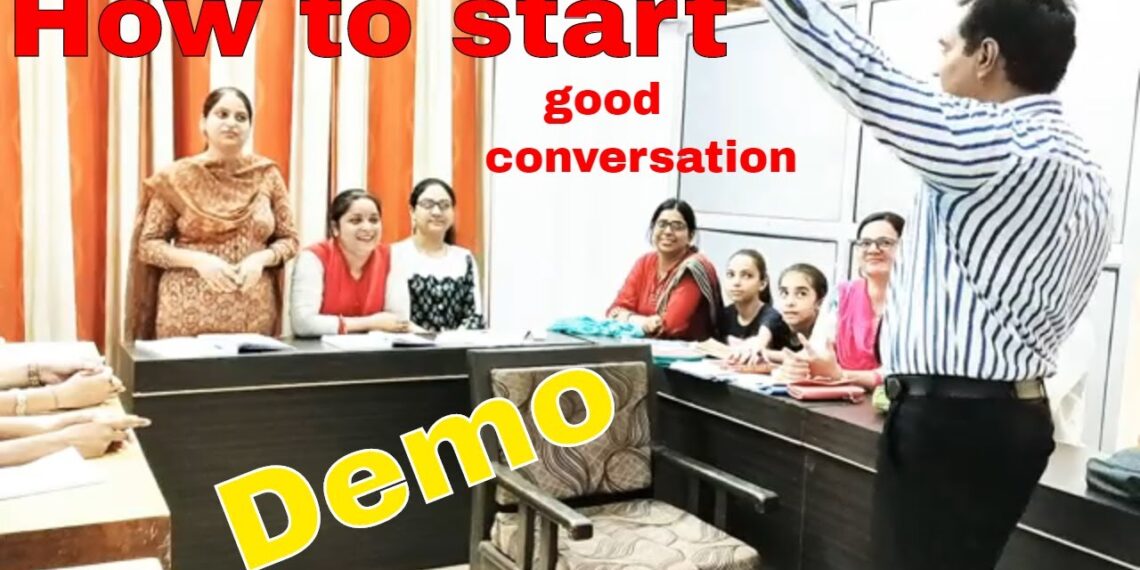 How to start your #conversation : #Demo #teacher #Interview