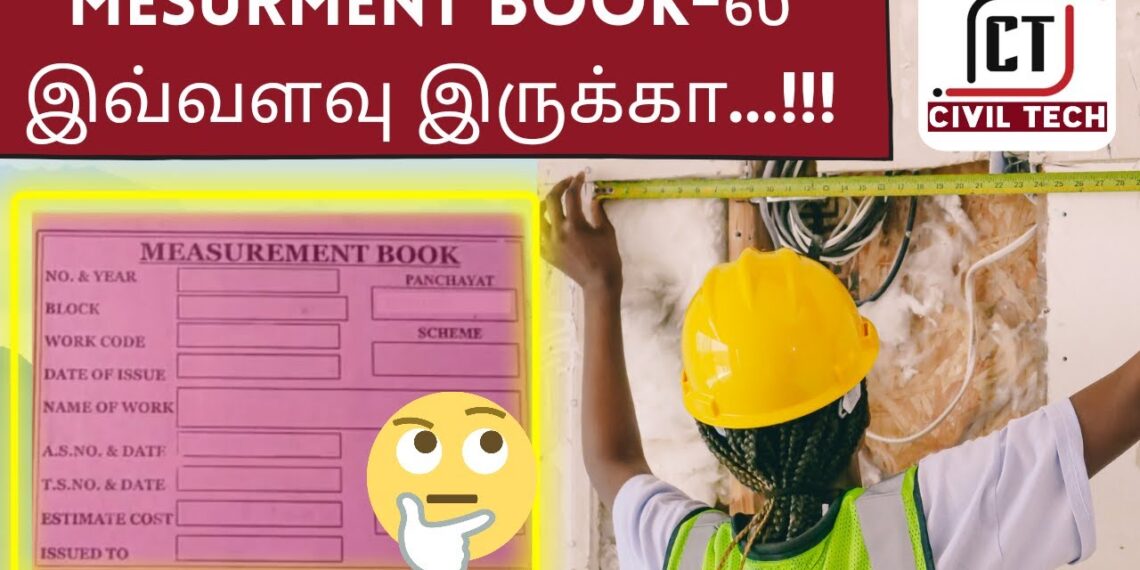 MESUREMENT BOOK| how to write mesurement book | #civiltechtamil #mbook  #measurement #civiltechtamil
